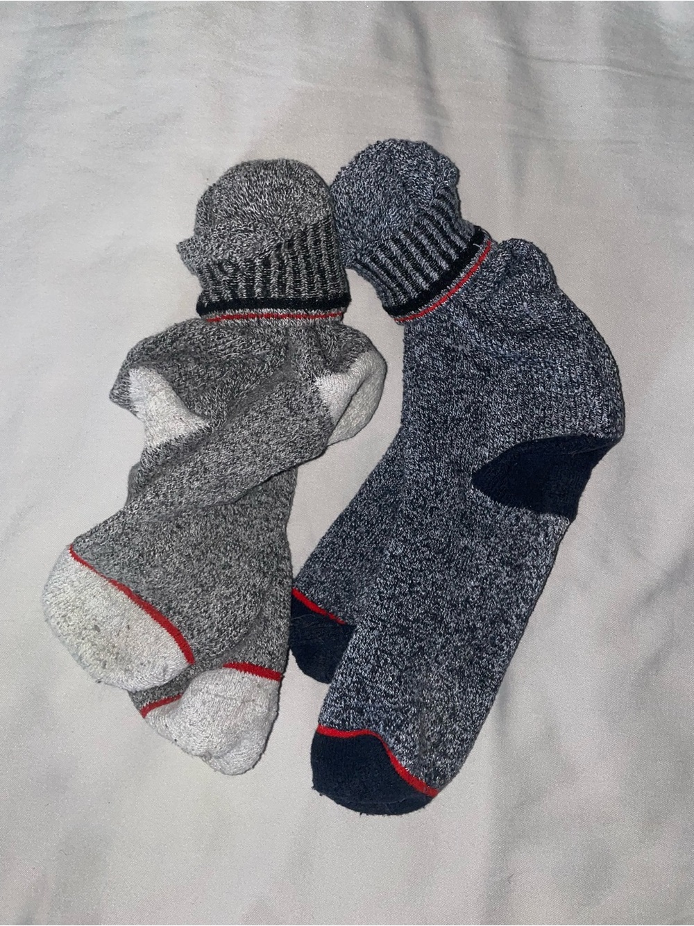 Men's Cushioned Crew Socks - Gray Heather (Pair)